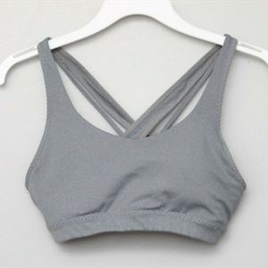 Athleta Transcendance Sports Bra - Gray